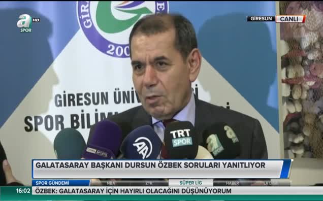 Dursun Özbek yeni hocanın geleceği tarihi açıkladı