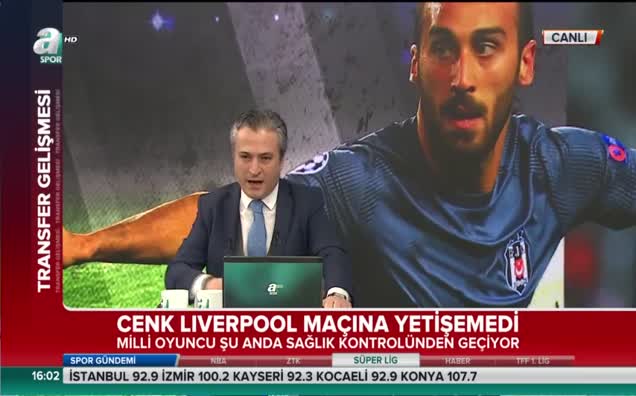 Cenk Tosun sağlık kontrolünden geçiyor