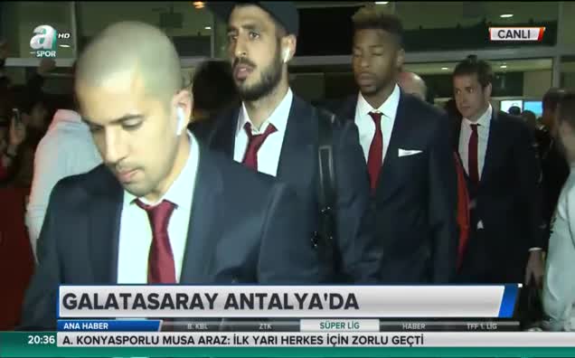 Galatasaray'a coşkulu karşılama