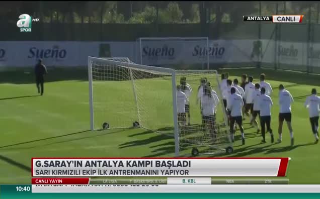 Galatasaray'ın Antalya kampı başladı