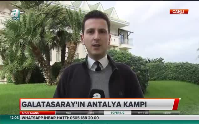 Galatasaray kampında ilginç ayrıntı