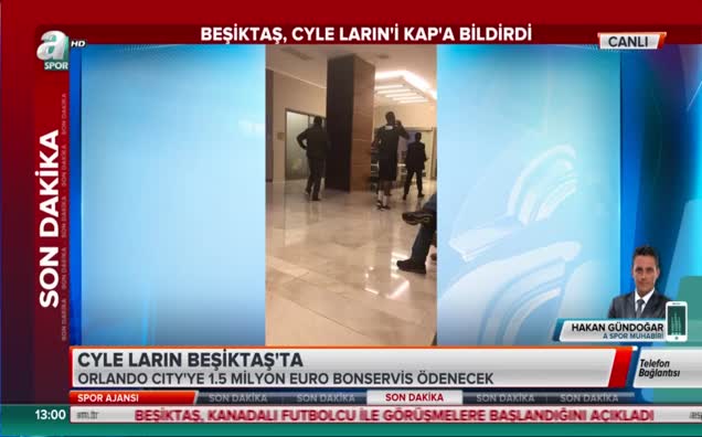 Beşiktaş Larin'i açıkladı