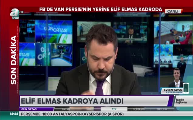 Fenerbahçe'de Eljif Elmas sürprizi