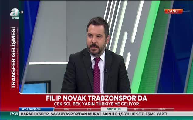 Filip Novak Trabzonspor'da