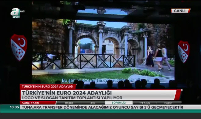 İşte EURO 2024 logo ve sloganı!