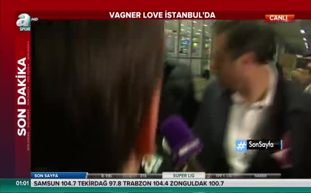 Vagner Love İstanbul'da