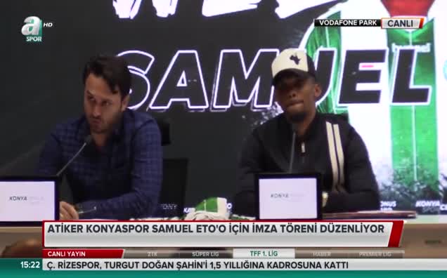 Eto'o imzayı attı