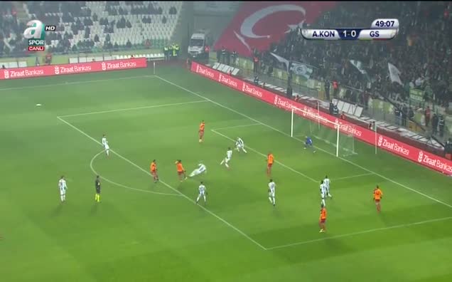 Atiker Konyaspor: 1 - Galatasaray: 1