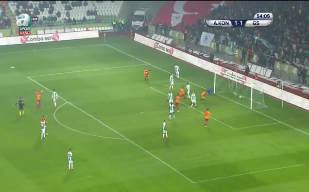 Atiker Konyaspor: 1 - Galatasaray: 2
