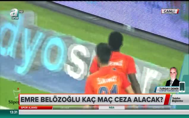 Halis Özkahya Emre Belözoğlu'nu kurtardı