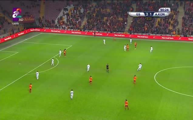 Galatasaray: 4 - Atiker Konyaspor: 1