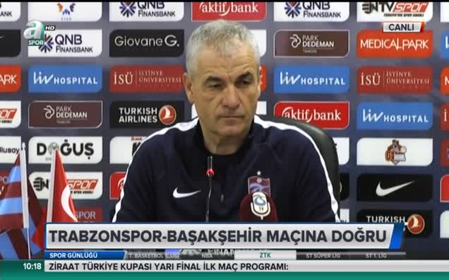 Rıza Çalımbay: Bazı insanlar Trabzonspor kötü olsun diye uğraşıyor