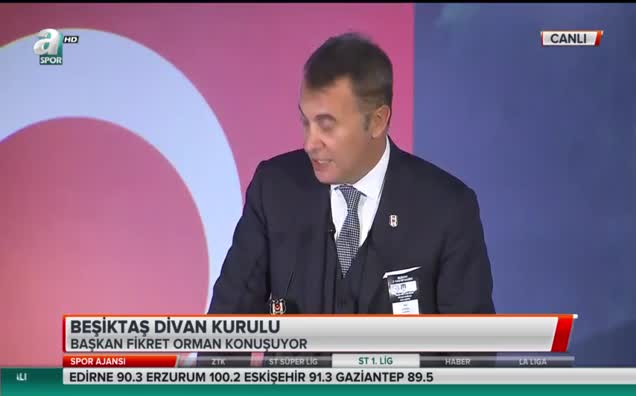 Fikret Orman Divan Kurulu'nda konuştu