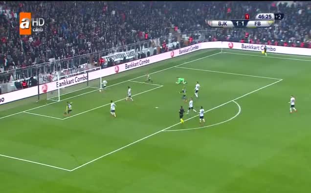 Beşiktaş: 1 - Fenerbahçe: 2
