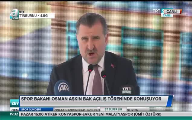 Bakan Bak açılış töreninde konuştu
