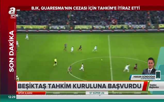 Beşiktaş Quaresma için Tahkim'e itiraz etti