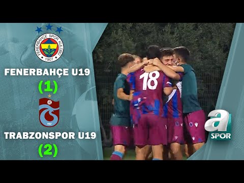 Fenerbahçe U19 1-2 Trabzonspor U19 Maç Özeti (Süper Lig U19 Gelişim Ligi Yarı Final Maçı)